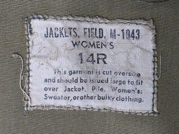 Women's M43 Field Jacket 14R (45" Bust)