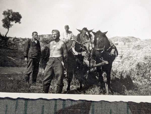Lot of 3 Soldier Photos Living in the Field