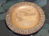 "Ein Froher Gast Wird Niemals Last" German Wood Bread Plate