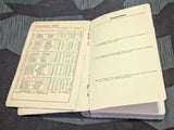 1938 Austrian Military Pocket Calendar Book
