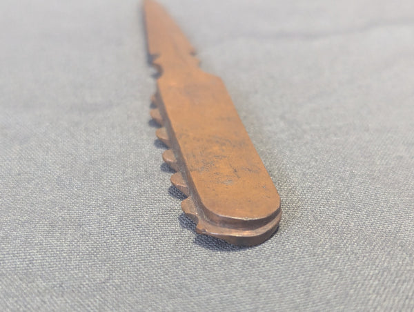 1917 Letter Opener Trench Art Artillery Band