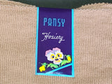 1941 Stockings Pansy Hosiery NOS (Size 10 1/2)