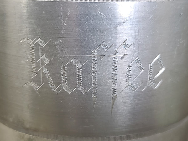 Aluminum "Kaffee" Coffee Container
