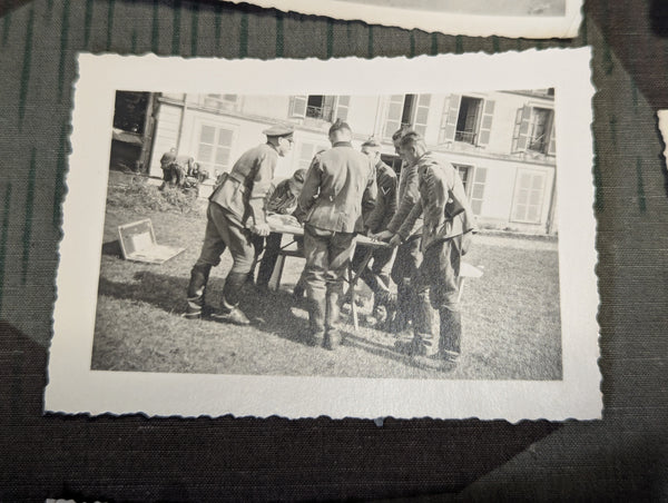 15 Wehrmacht Photos Army Folding Table, Folding Chair Etc...