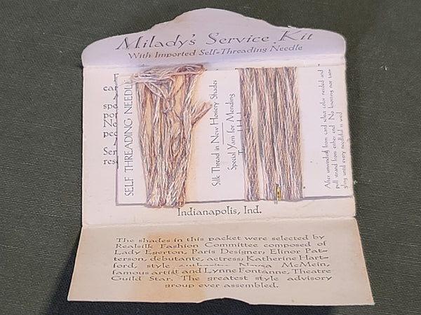 Milady's Hosiery Kit for Repairing Stockings