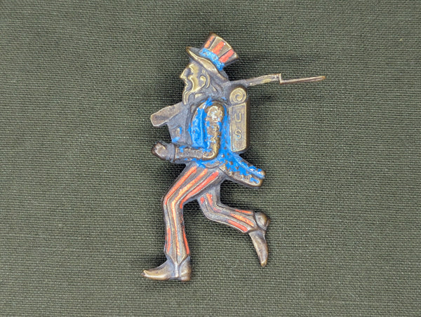 Uncle Sam Goes to War Pin