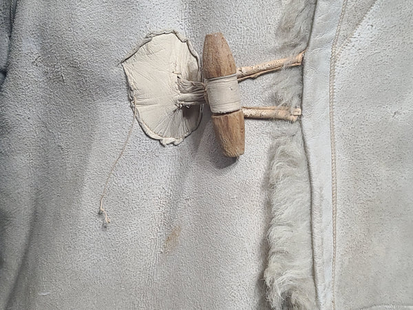 German Winter Lamb Coat G.I. Used