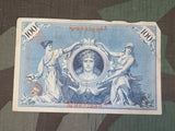 1908 Reichsbanknote 100 Mark Note