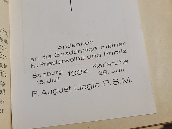 Mein Nazareth Catholic Prayer Book 1930 and Papers (1913-1937)