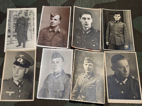 Random Soldier Portrait Photo Postcard