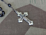 German Rosary in Black