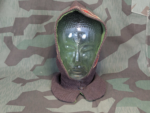 German Brown Winter Hood Hat
