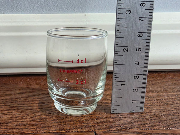 Superfest Small Shot Glass 2cl 4cl