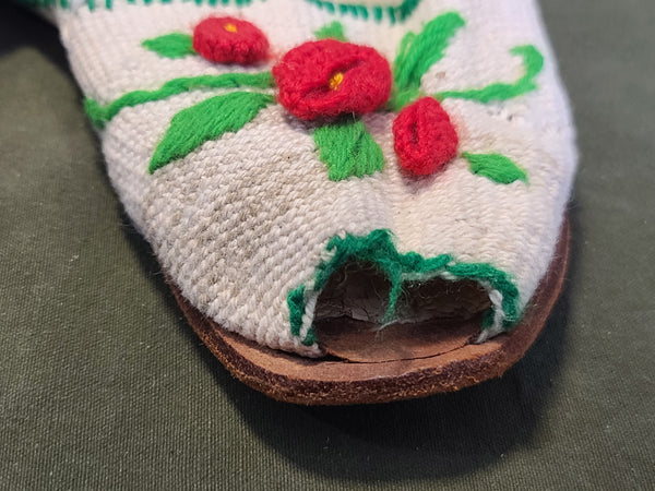 Manufacturas Cabrera Peep Toe Knit Sandals Venezuela