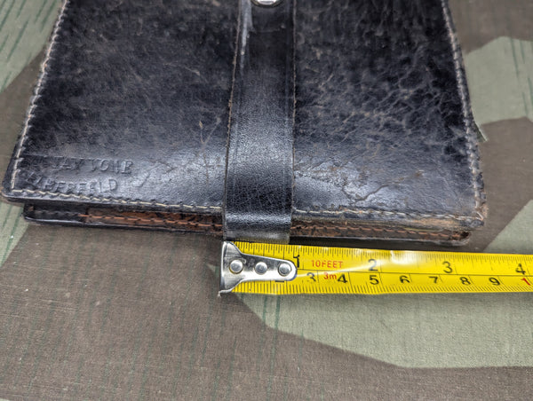 German Leather Notepad NCO Spieß?