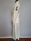 US Navy WAVES White Uniform Jacket & Skirt <br> (B-36" W-24" H-34")