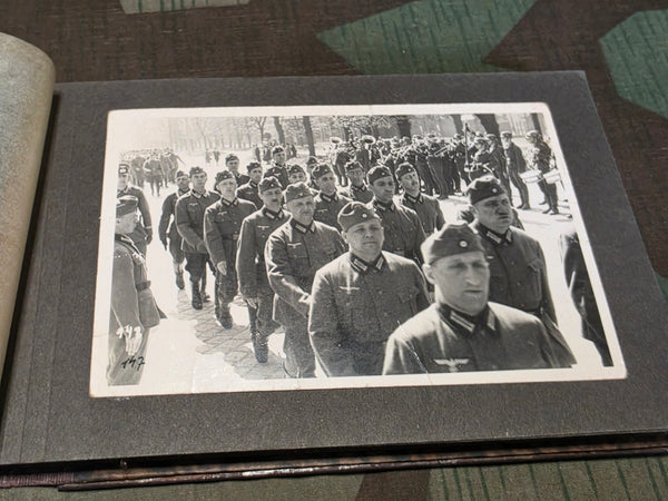 Krakow 1941 Carved Soldier's Photo Album