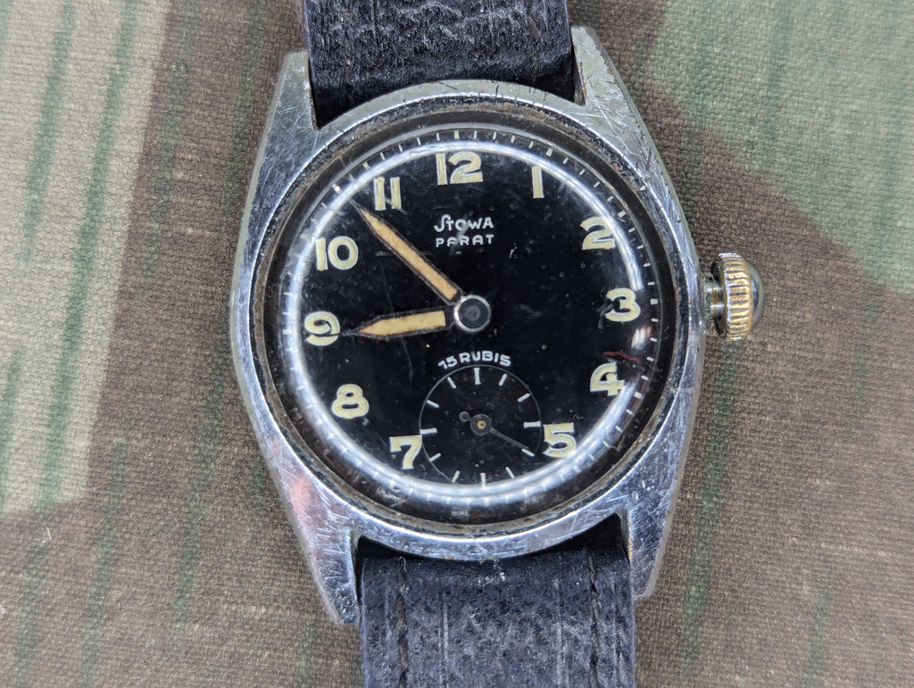 Military Style Stowa Parat Watch WORKING