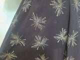 Plus Size Black Rayon Firework Print Dress <br> (B-57" W-49" H-62")