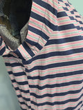 Pink and Dark Blue Striped Dress <br> (B-36" W-27" H-38")