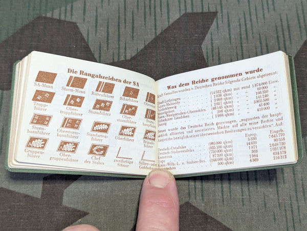 1936 Pocket Calendar Unused