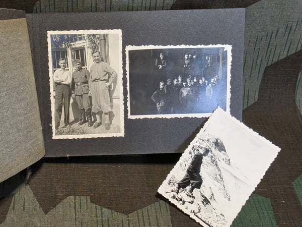 Krakow 1941 Carved Soldier's Photo Album