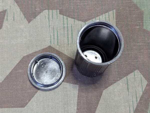 Black Bakelite Shaving Soap Container