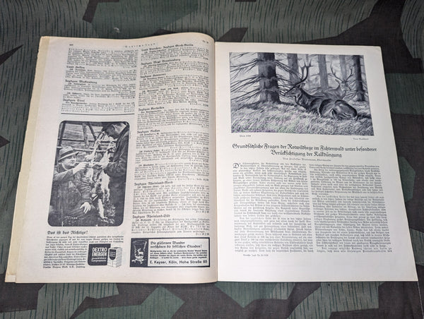 Deutsche Jagd Hunting Magazine December 1939