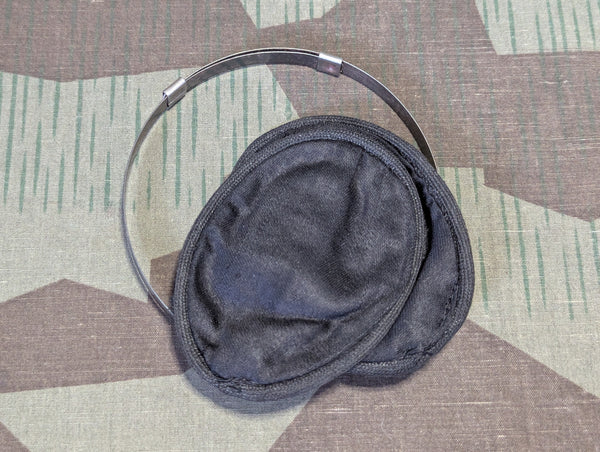 Original German Folding Earmuffs White/Black