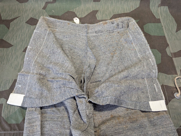 Unissued Wehrmacht Long Johns Underwear Size 1 (32"-36" Waist)