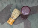 Bakelite Shaving Brush Container with Brush