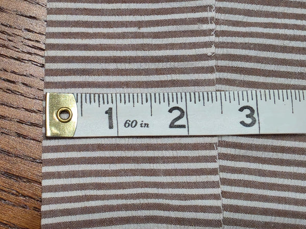 Army Nurse Seersucker Hospital Dress and Cap (Named) <br> (B-34" W-25" H-33")