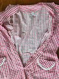 Red and White Gingham Dress <br> (B-41" W-32" H-40")