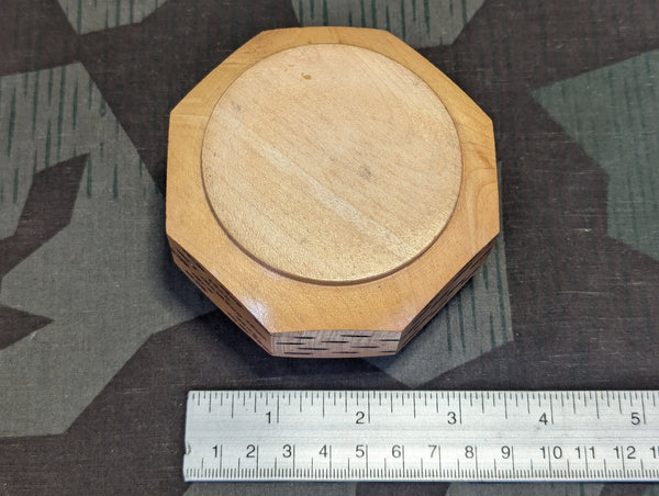 German Wood Box with Painted Flowers