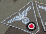 Original Wehrmacht Hat Trapezoid Late War Insignia