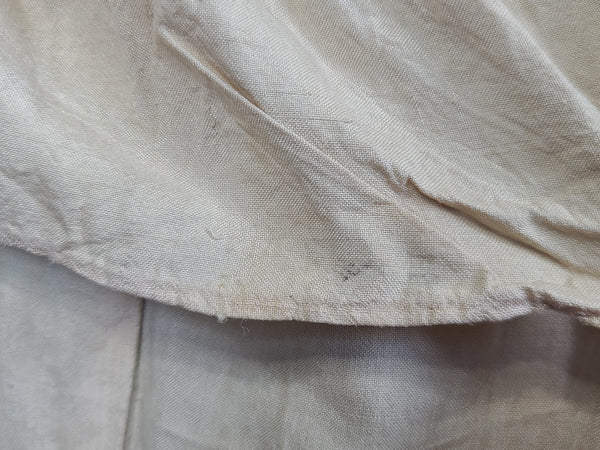 German Prewar Silk Dress Handmade <br> (B-46" W-39.5" H-46")
