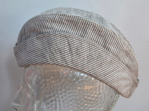 WAVES Seersucker Garrison Cap (Size 21)