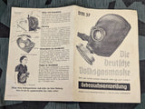 VM37 Volksgasmaske Luftschutz Gas Mask w/ Box
