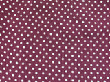 Maroon Dress with Tiny Polka Dots <br> (B-46" W-38.5" H-46")
