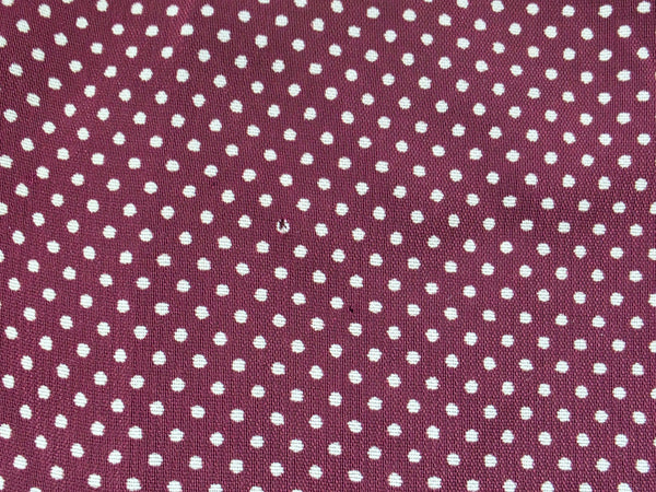 Maroon Dress with Tiny Polka Dots <br> (B-46" W-38.5" H-46")