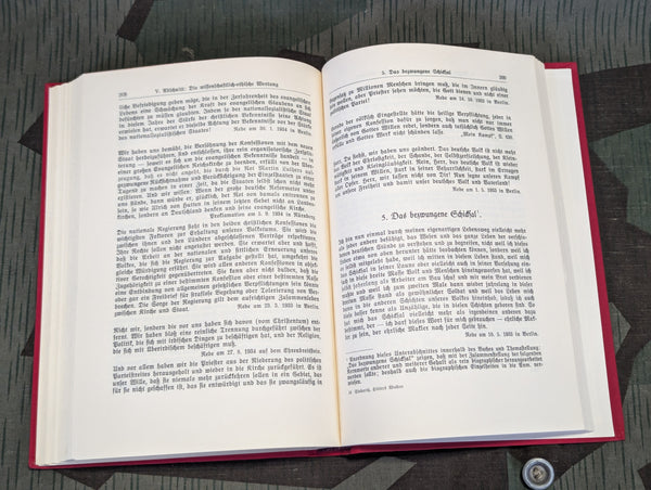 Original 1935 Book Hitlers Wollen