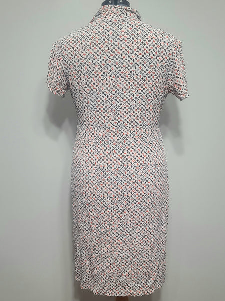 Symbols Novelty Print Dress <br> (B-41" W-35" H-41")