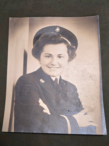 Original NNC Navy Nurse Large Size Photo