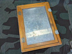 Period German Map Board Missing Plastic Cover