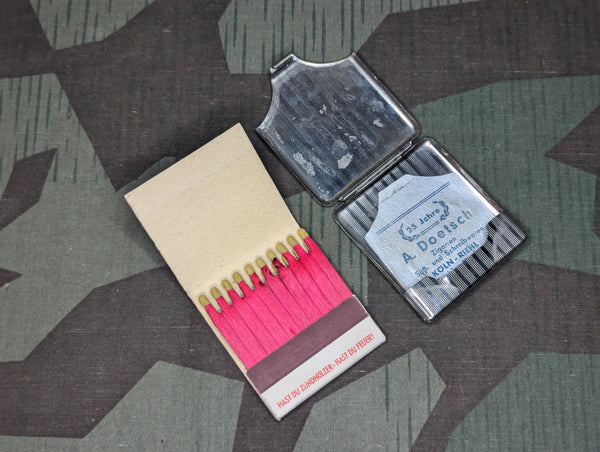 German Metal Matchbook Cover