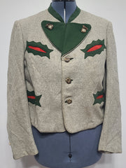 Vintage German Men's Trachten Jacket (Small)