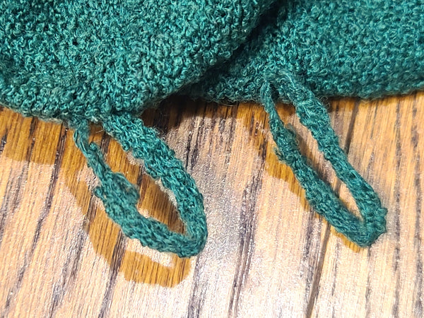 Green Knit Top and Skirt Set <br> (B-36" W-26" H-36")