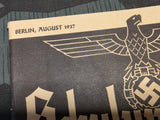 Der Schulungsbrief NSDAP Magazine August 1937 Church & State