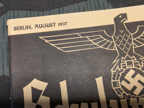 Der Schulungsbrief NSDAP Magazine August 1937 Church & State