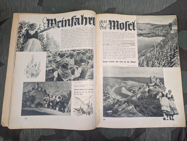 NS Gemeinschaft Kraft durch Freude Urlaubsfahrten 1937 Gau Sachsen